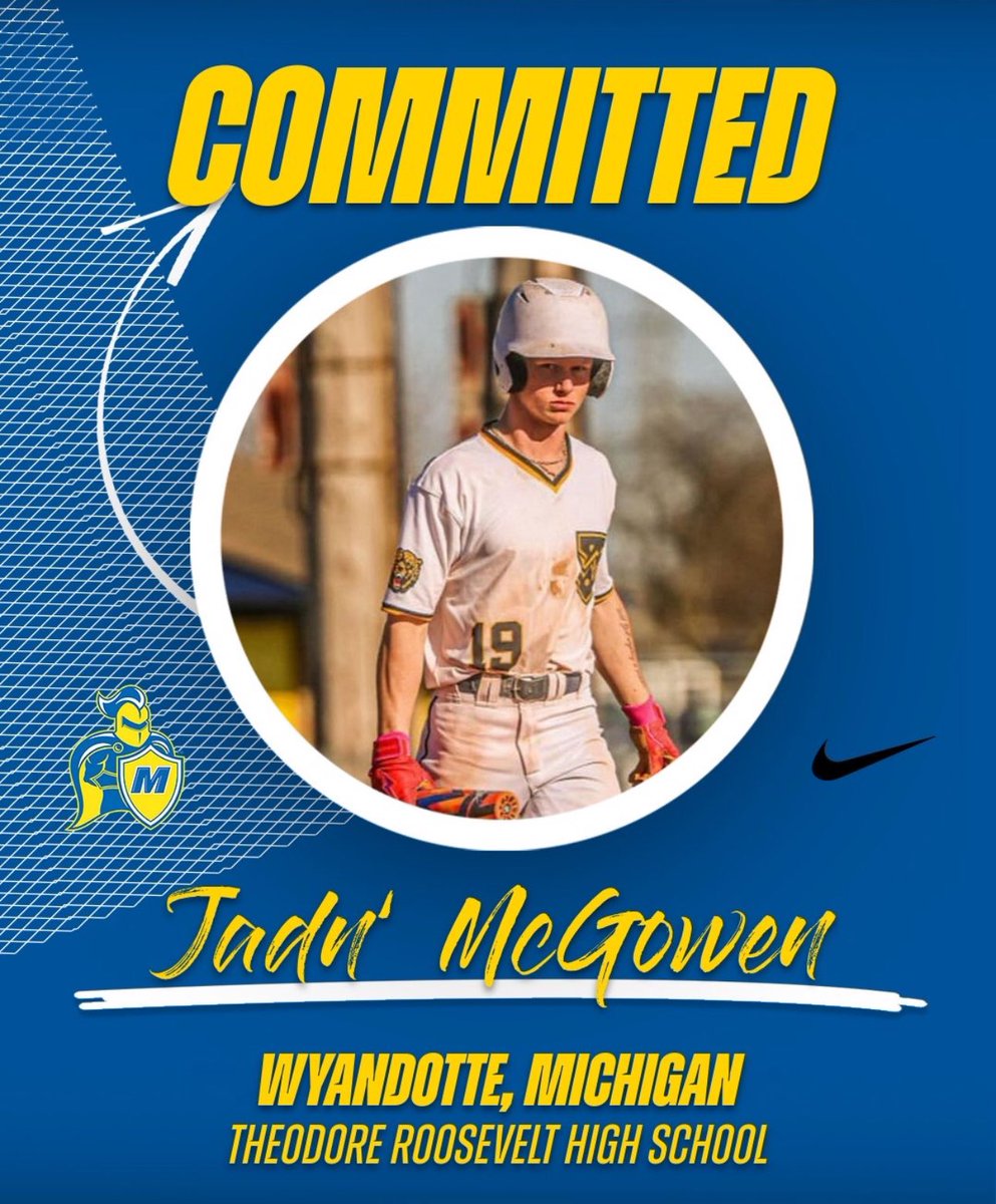 committed…💛💙 just the beginning, thank you to everyone who guided me to where i am now. <a href="/WyBearsBaseball/">Wyandotte Baseball</a> <a href="/HitDogsAcademy/">MCBC Hit Dogs Academy Scott Leonard</a>