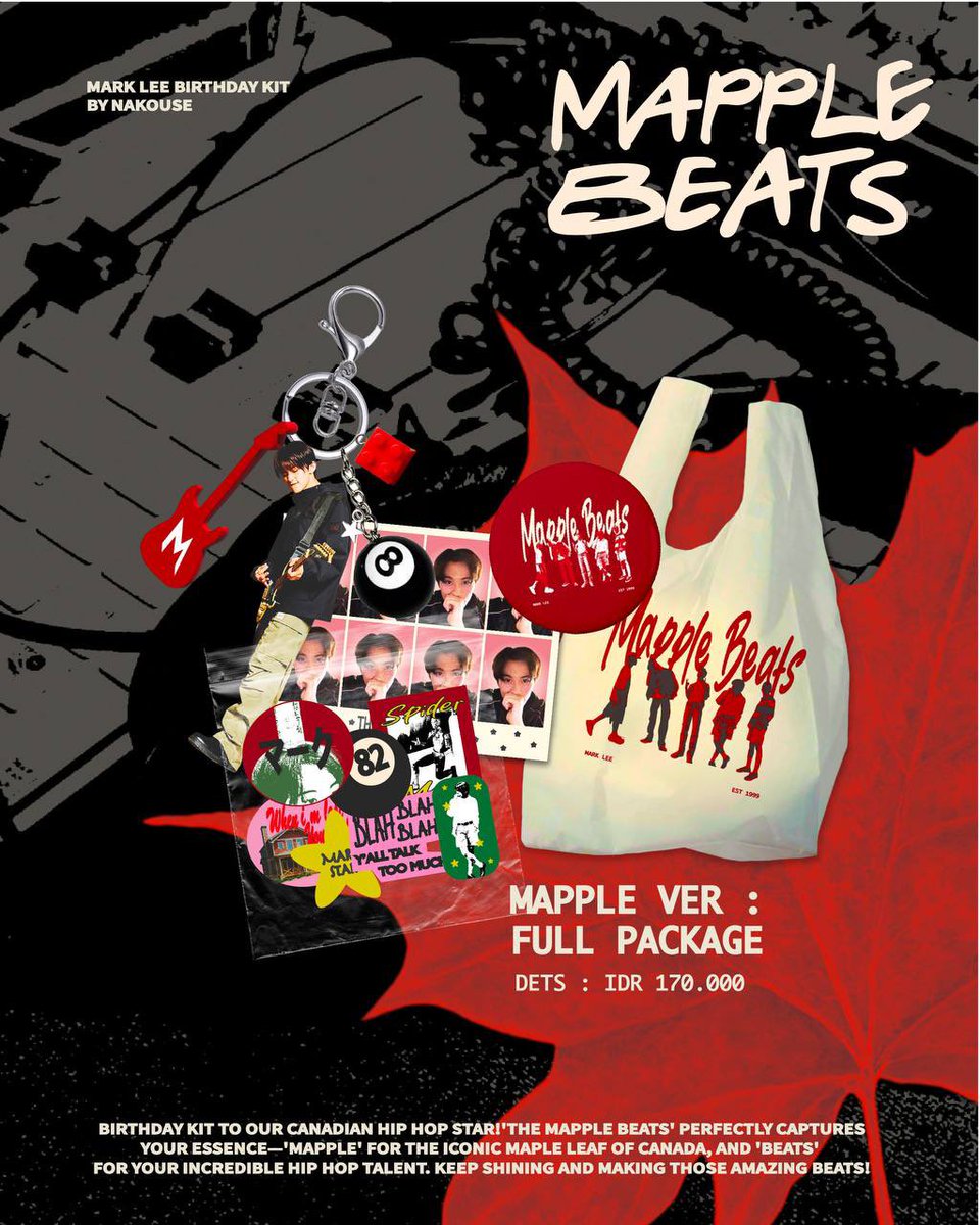 markieepoo_'s tweet photo. 𝙈𝘼𝙍𝙆 25𝙩𝙝 𝙗𝙞𝙧𝙩𝙝𝙙𝙖𝙮 𝙜𝙞𝙫𝙚𝙖𝙬𝙖𝙮 ‧₊˚✩彡 

🎁 mapple beats set ( 1 winner )

- 🇲🇾 only
- rt n like this tweet 
- reply this tweet with ;

HAPPY BIRTHDAY MARK LEE
#마크생일_200만큼_축하해
#OurRockStarMarkDay
#HappyMarkDay

end 8/8/24 ( 10pm ) https://t.co/EAa9A8zffn