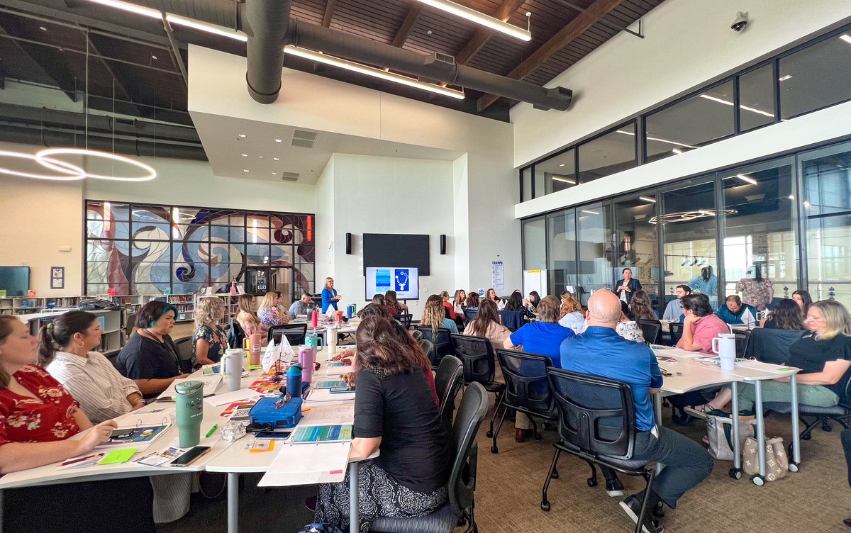 DrBrentRingo's tweet photo. New to District Employee kickoff underway. The future is 🌟 bright! #TFND #KISDinspires @kerrvilleisd https://t.co/WB7omazOfK