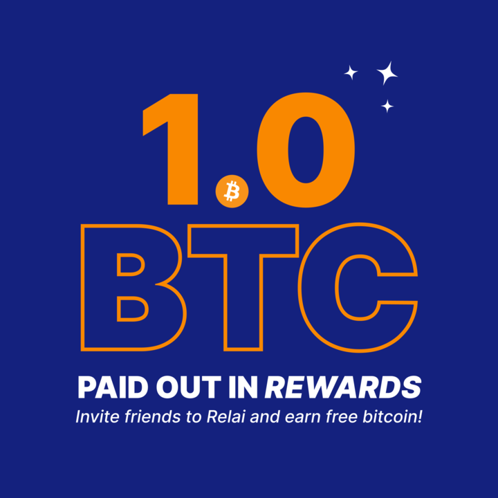 💸 IT'S PAYDAY! 💸

We just paid out referral rewards🚀

A total of 1 BTC was paid out to you guys.

To celebrate, we are giving away 50 CHF in #bitcoin to a random Relaier 👇

To win:

🔁Like and repost
🔢Comment your invite code 

Good luck!