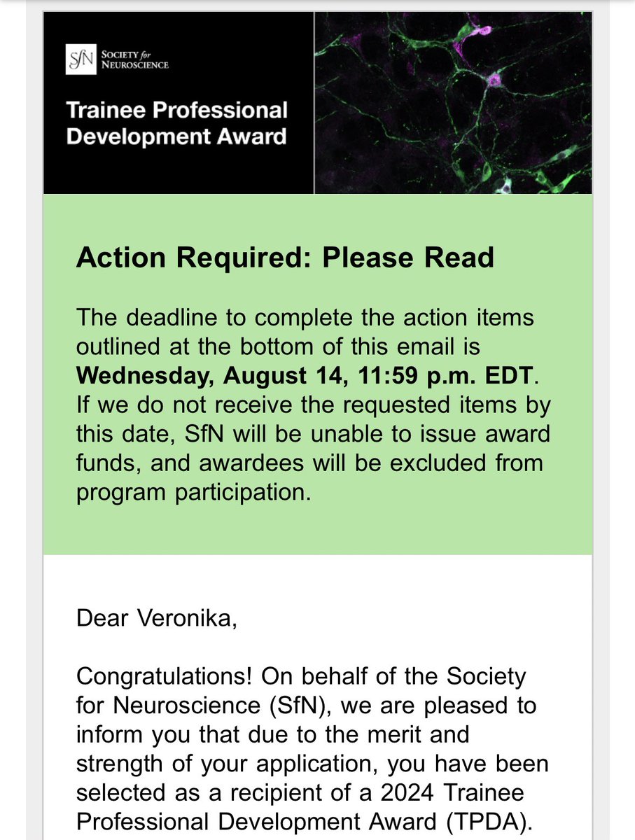 Veronika Kondev, PhD (@veronikakondev) on Twitter photo Thrilled to have been selected <a href="/SfNtweets/">Society for Neuroscience (SfN)</a> — see y’all in my favorite city to learn about dopaminoceptive cells in the ventral hippocampus in associative learning processes Thrilled to have been selected <a href="/SfNtweets/">Society for Neuroscience (SfN)</a> — see y’all in my favorite city to learn about dopaminoceptive cells in the ventral hippocampus in associative learning processes