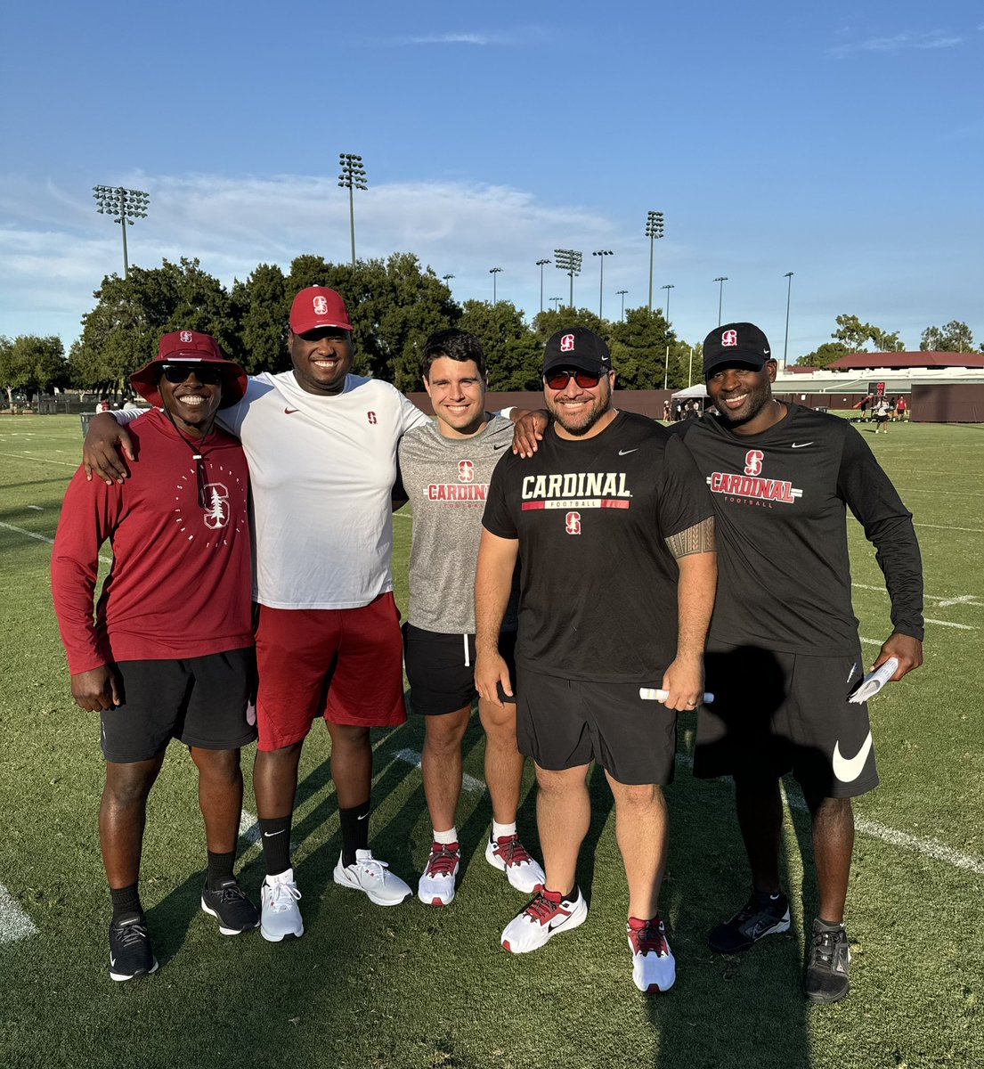 “Not a 4-year decision but a lifetime decision”…always great to have our former <a href="/StanfordFball/">Stanford Football</a> players around our program. Jordan Richards, <a href="/Big75Fella/">Jordan Watkins</a>, <a href="/Big__Blake50/">Blake Martinez</a>, <a href="/DavidParry58/">David Parry</a>, <a href="/TankWilliams13/">Tank Williams</a>