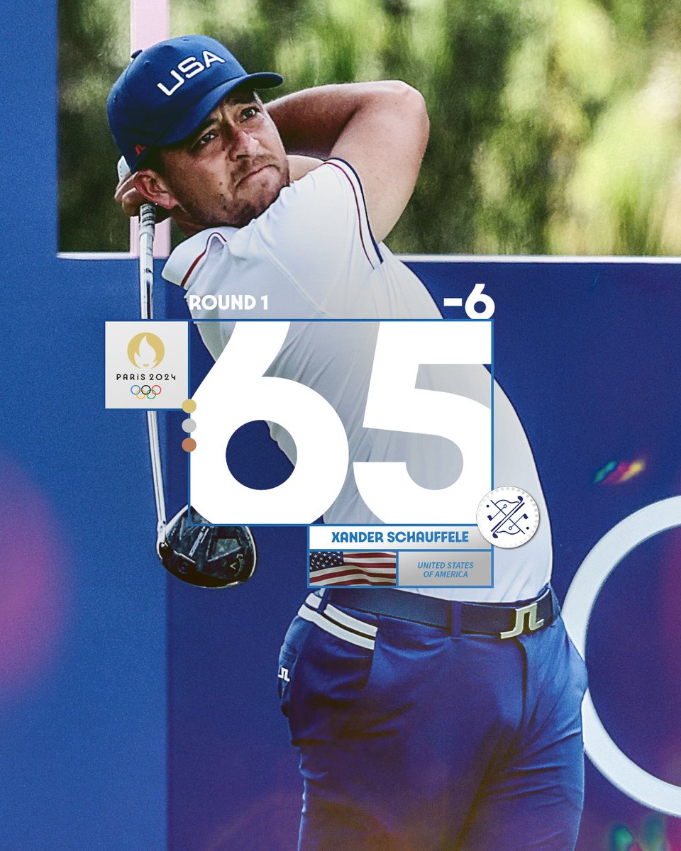 A strong start for the defending gold medalist. 

#OlympicGolf | <a href="/XSchauffele/">Xander Schauffele</a> 🇺🇸