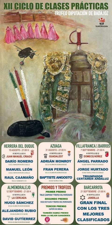 Esta mañana, nuestro alcalde y diputado provincial <a href="/saturalcazar/">Satur Alcázar#Avzmos🇪🇸</a> ha presentado en la <a href="/DipdeBadajoz/">Diputación de Badajoz</a> el XII Certamen de Clases Prácticas Trofeo “Diputación de Badajoz” que comenzará en Herrera del Duque.