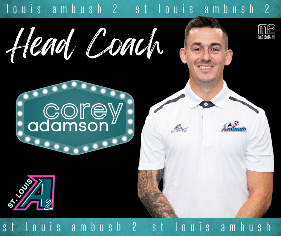 MASL 2 (@masl2soccer) on Twitter photo Congratulations to <a href="/AdamsonCorey/">Corey Adamson</a> who has been named new head coach of <a href="/StLouisAmbush2/">St. Louis Ambush II</a>
stlambush.com/news/adamson-t… #MASL2 Congratulations to <a href="/AdamsonCorey/">Corey Adamson</a> who has been named new head coach of <a href="/StLouisAmbush2/">St. Louis Ambush II</a>
stlambush.com/news/adamson-t… #MASL2