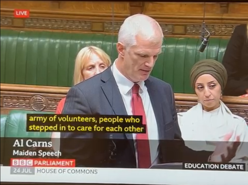 BOSFonline's tweet photo. Exciting news! The Friends of Cotteridge Park volunteers received a special mention in MP @AlistairCarns' maiden speech in the House of Commons! 💚🌳👏

He praised their dedication and impact on the community. Read more and learn how you can get involved: https://t.co/IZigKFm4hd

#CommunityHeroes #Volunteers #CotteridgePark #Birmingham