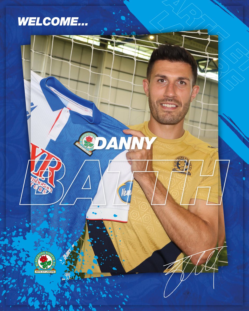 Rovers's tweet photo. ✍️ We are delighted to announce the signing of defender Danny Batth on a one-year deal through to June 2025.

@Danny_Batth | #Rovers 🔵⚪️ https://t.co/4QOc2SzQXC