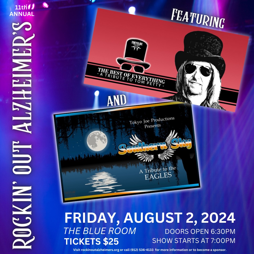 Tickets are still available for the 11th Annual Rockin' Out Alzheimer's Disease Concert featuring "The Best of Everything : A Tribute to Tom Petty" AND "Southern Sky : A Tribute to The Eagles!"

Get your tickets here: bigtickets.com/e/theblueroom/…