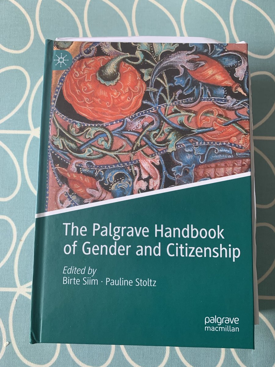 New book on gender &amp; citizenship, with a chapter on Religion, Gender &amp; Citizenship by Beatrice Halsaa and me which attempts to theorise 'religious citizenship' along 6 dimensions ⁦<a href="/LboroCSSP/">Lboro Criminology, Sociology and Social Policy</a>⁩