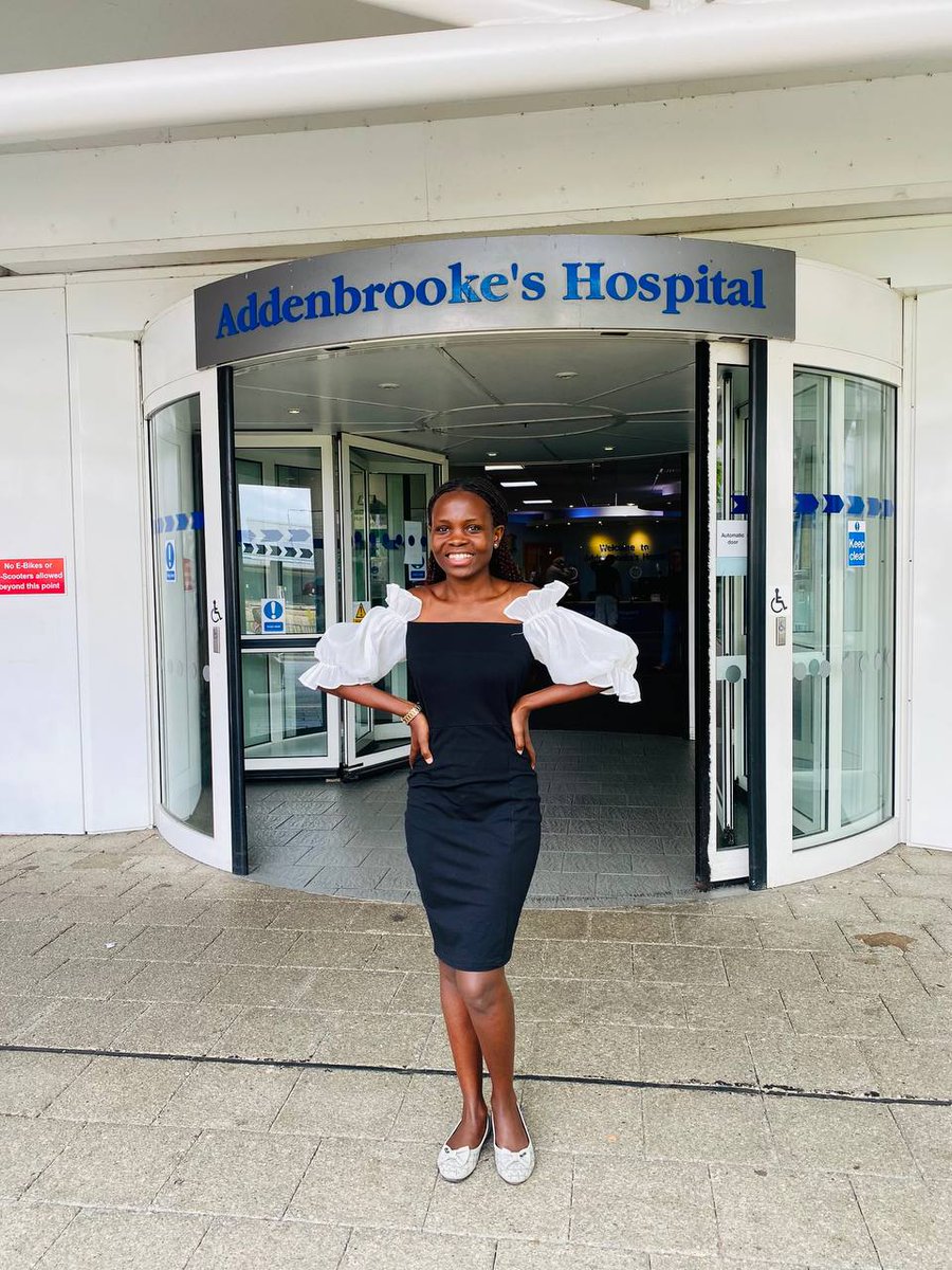 PhilineTaaka's tweet photo. I am privileged to have undertaken my medical electives in hematology and oncology at University of Cambridge-Addenbrooke's hospital which has broadened my knowledge and skills that I will use in my career to impact the lives of patients in Uganda. https://t.co/Fndz2I2Ulr