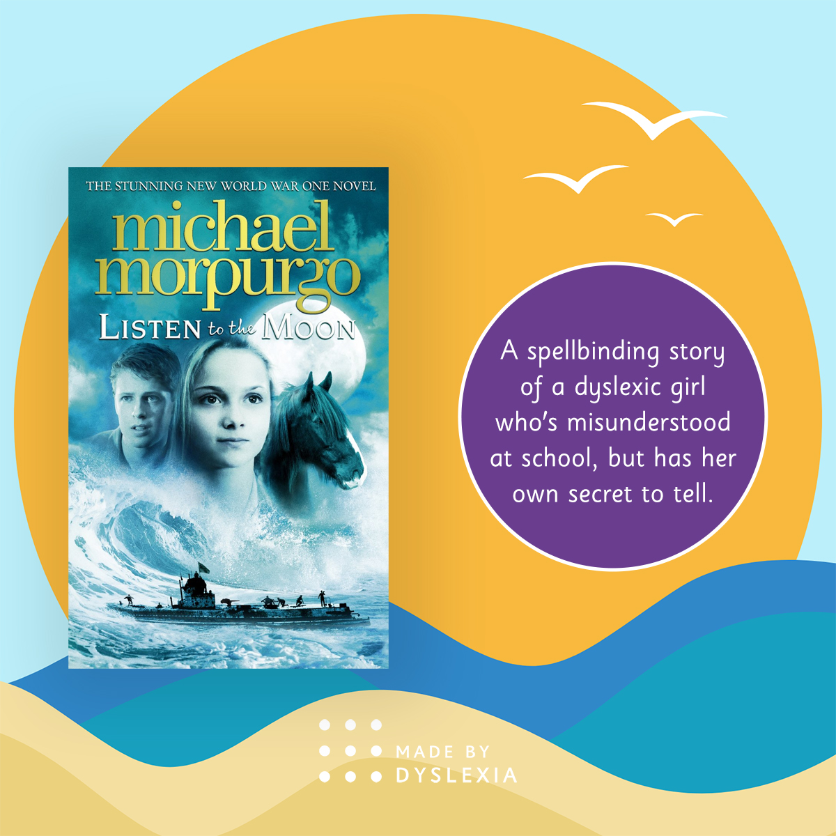 kate_griggs's tweet photo. School's out for summer! ☀️
It's time for sunshine, sandcastles, and stories that have dyslexic #Imaginers & #Storytellers asking for one more page...
📚 Here are 5 great holiday reads for children who are @MadeByDyslexia, featuring my own book, Xtraordinary People. https://t.co/0yybdQP6oc