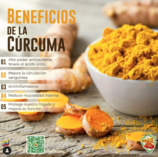 #AgarraDato y conoce estos beneficios de comer #Cúrcuma y empátate en la onda 4S.