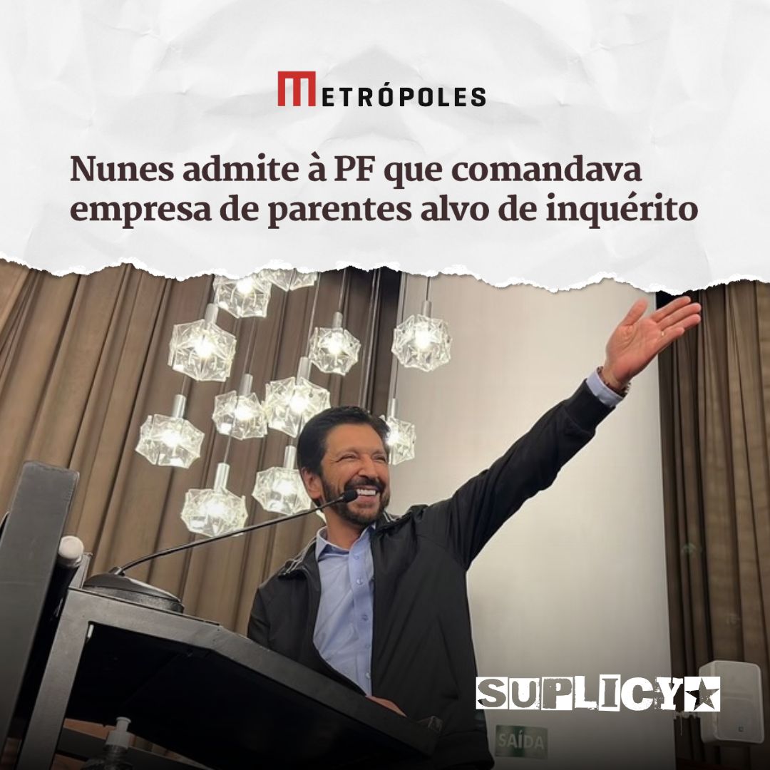 O Prefeito <a href="/ricardonunesSP/">Ass. Ricardo Nunes</a> deve explicações aos moradores de São Paulo sobre o relatório da <a href="/policiafederal/">Polícia Federal</a> que aponta um esquema de desvio de verbas em creches administradas por organizações sociais. A PF pediu novas investigações sobre suspeitas de lavagem de dinheiro.