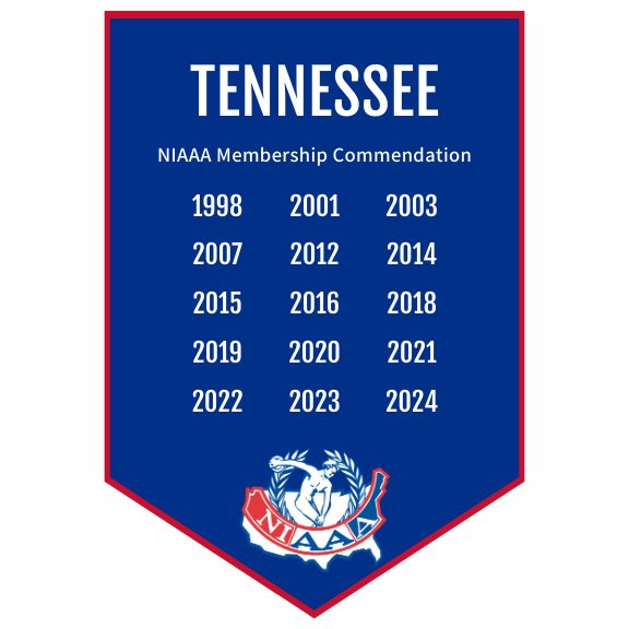 Special thank you to ⁦<a href="/NIAAA9100/">NIAAA</a>⁩ ⁦<a href="/TSSAA/">TSSAA</a>⁩ ⁦<a href="/kellybfish/">Kelly B. Fish</a>⁩ Membership Chair Bryan Brown, TIAAA Board, &amp; all of the Tennessee Athletic Directors for helping us grow our state association! Networking, sharing best practices, and Certification bring value to TN AD’s!