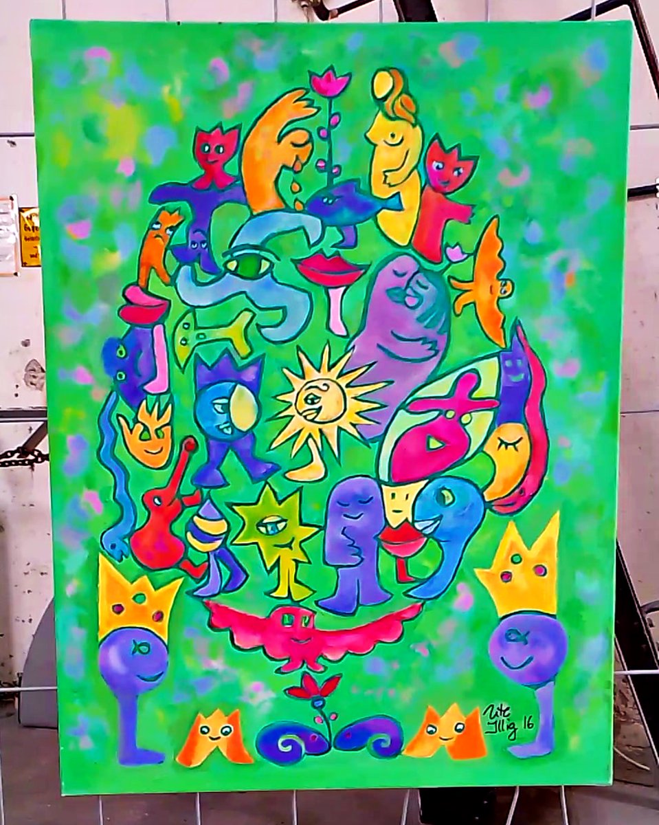 bigfanofutesart's tweet photo. -
Ute Illig - Die Wunderblume, Öl auf Leinwand 60x80cm, 2016
#kunst #malerei #arte #fineart #painting #fantasy #figures #bild
#wonderful #artwork #kunstwerk #malerin #künstlerin #adbk #münchen
..hey eines von Ute´s kunstvollen & wunderschönen bilder ! https://t.co/rF9h2ThwUr