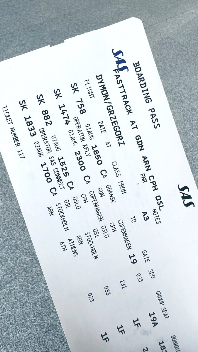Only 4 legs → 🇬🇷 I've already had time to miss flying 🤣🤣🤣