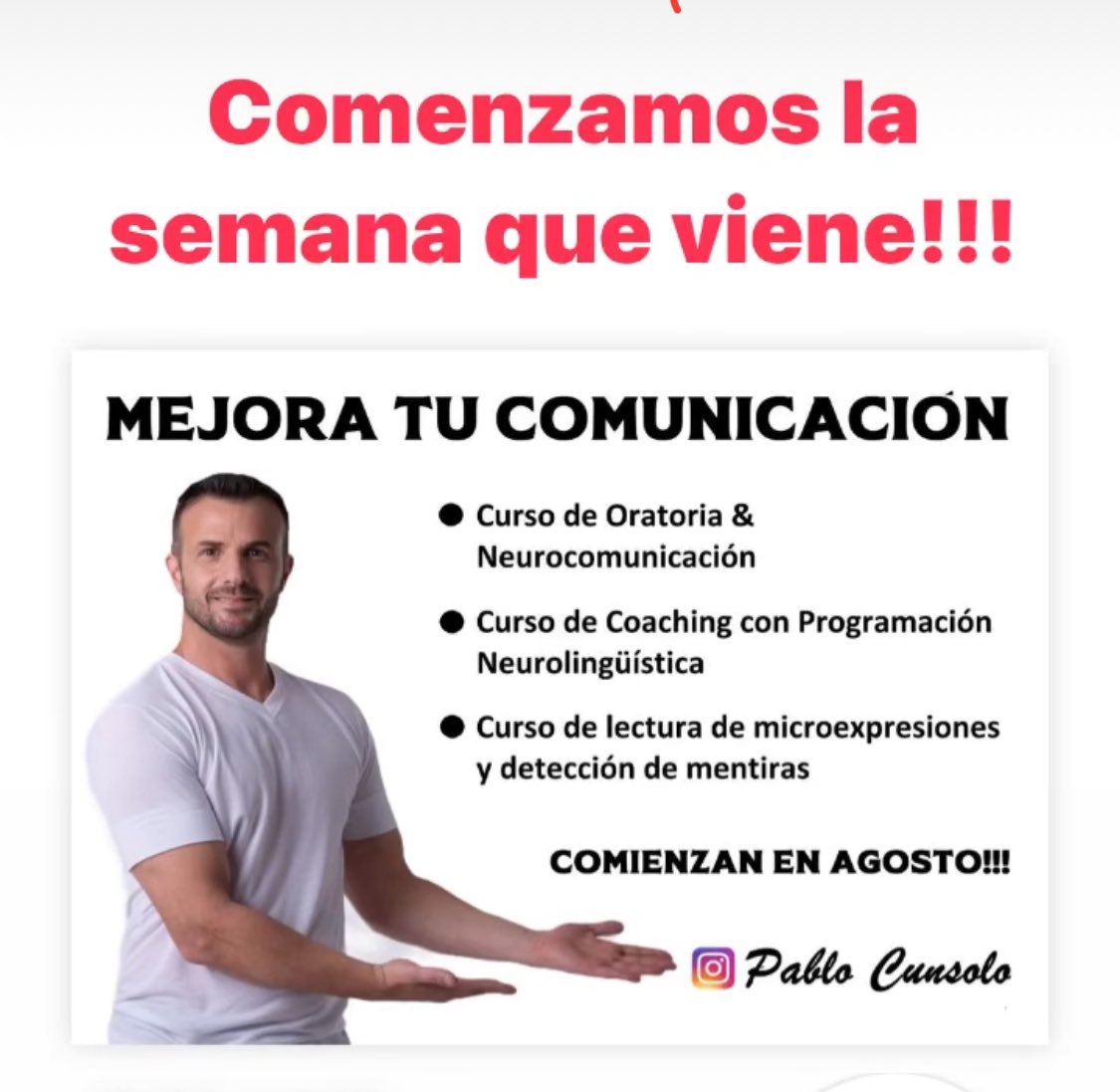 Que estás esperando para mejorar tu comunicación?