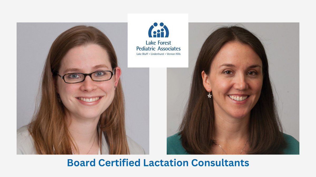 LakeForestPeds's tweet photo. Our Internationally Board Certified Lactation Consultants, Dr. Katie Hidaka, MD, IBCLC and Melissa Hilb, CPNP, IBCLC, offer private lactation consultations to expectant and new mothers. 847-295-1220 or reach out via the Patient Portal

#WorldBreastfeedingWeek #LactationConsultant https://t.co/5jmIt0Iq7T
