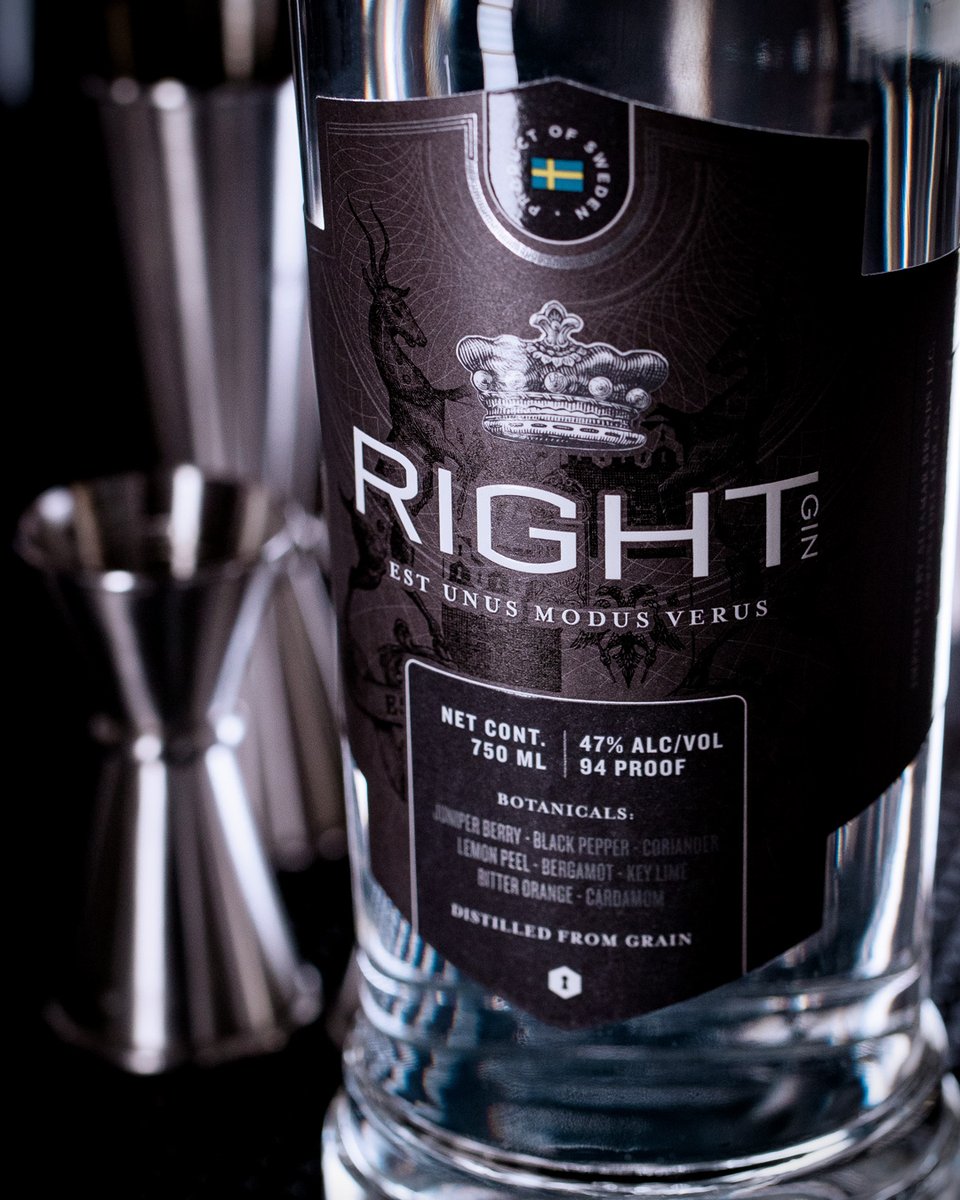 RIGHT works exceptionally well in classic Gin cocktails, taken neat, and pairs beautifully with fresh and seasonal flavors. Shop now at Passion Spirits bit.ly/39MozP1