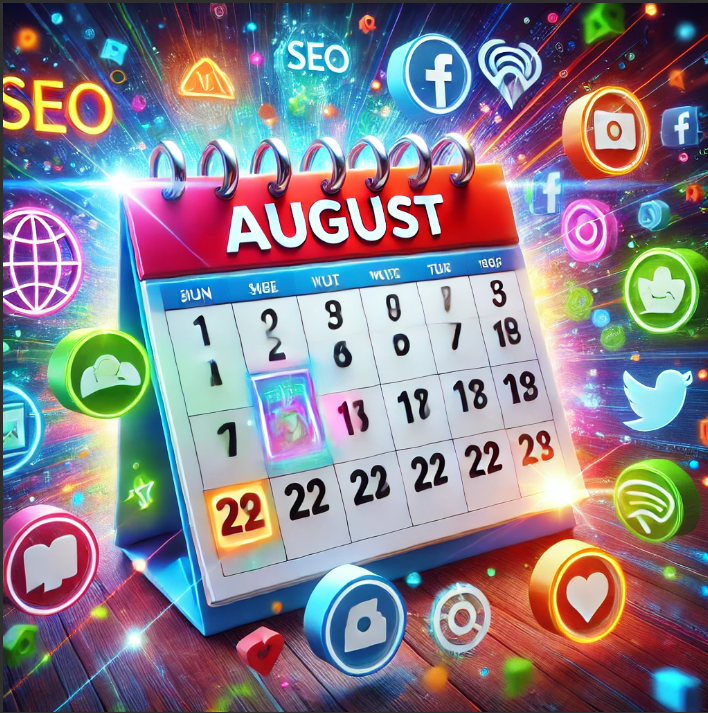 BullseyeDigital's tweet photo. Welcome to August! 🌞 As we gear up for a new month, let's talk about how digital marketing can transform your business. What are your marketing goals for this month? #bullseyedigitalmarketing #AugustGoals https://t.co/JZDKPUpAjD