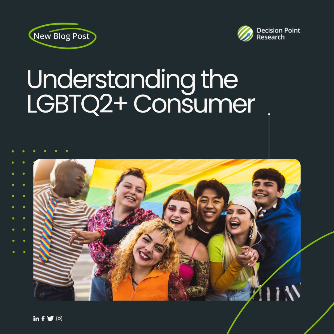 Understand the LGBTQ2+ Consumer with Decision Point Research. Discover how inclusive market research can help address diverse needs and preferences within this significant community 🏳️‍🌈

Read the full blog: bit.ly/3TBbtIy

#MarketResearch #ConsumerResearch #LGBTQ2+