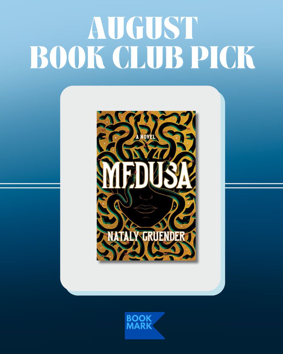 HachetteUS's tweet photo. Our August Book Club pick is MEDUSA by @nat_grue!⁣⁣
⁣⁣
You know how Medusa’s story ends, but you’ve never heard her tell her own story… until now.
⁣⁣
Discover more: https://t.co/wgkuOIijf9 https://t.co/3lgw51BcN1