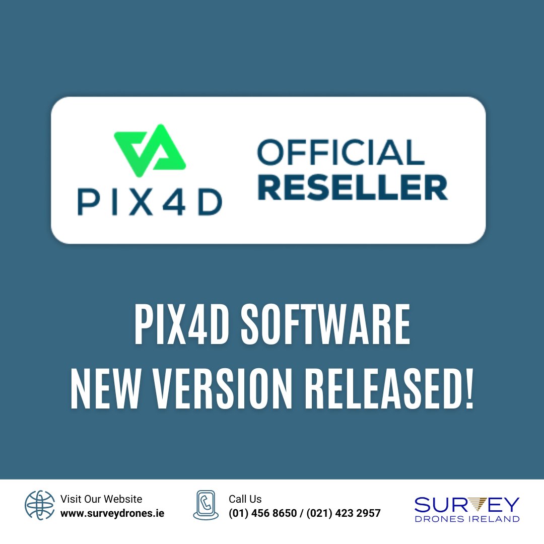 SurveydronesI's tweet image. #PIX4Dmatic 1.64.0 
#PIX4Dmapper 4.9 
#PIX4Dcloud 
#PIX4Dfields 2.7 
#PIX4Dreact 1.5.1
#PIX4Dsurvey 1.64.0
#PIX4DcapturePro 1.4.0 
#PIX4Dcatch 
#SurveyDronesIreland