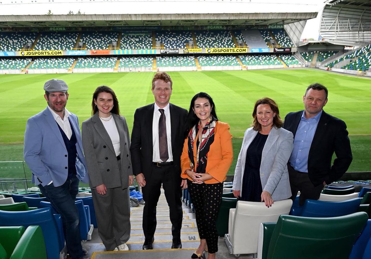 Naomi McGregor | SportsTech Founder (@naomi_mcgregor_) on Twitter photo Fantastic afternoon at the National Football Stadium discussing the successful SportsTech Trade Mission organised by <a href="/joekennedy/">Joe Kennedy III</a> and <a href="/InvestNI_AMER/">Invest Northern Ireland - Americas</a> team 🙌 Fantastic afternoon at the National Football Stadium discussing the successful SportsTech Trade Mission organised by <a href="/joekennedy/">Joe Kennedy III</a> and <a href="/InvestNI_AMER/">Invest Northern Ireland - Americas</a> team 🙌