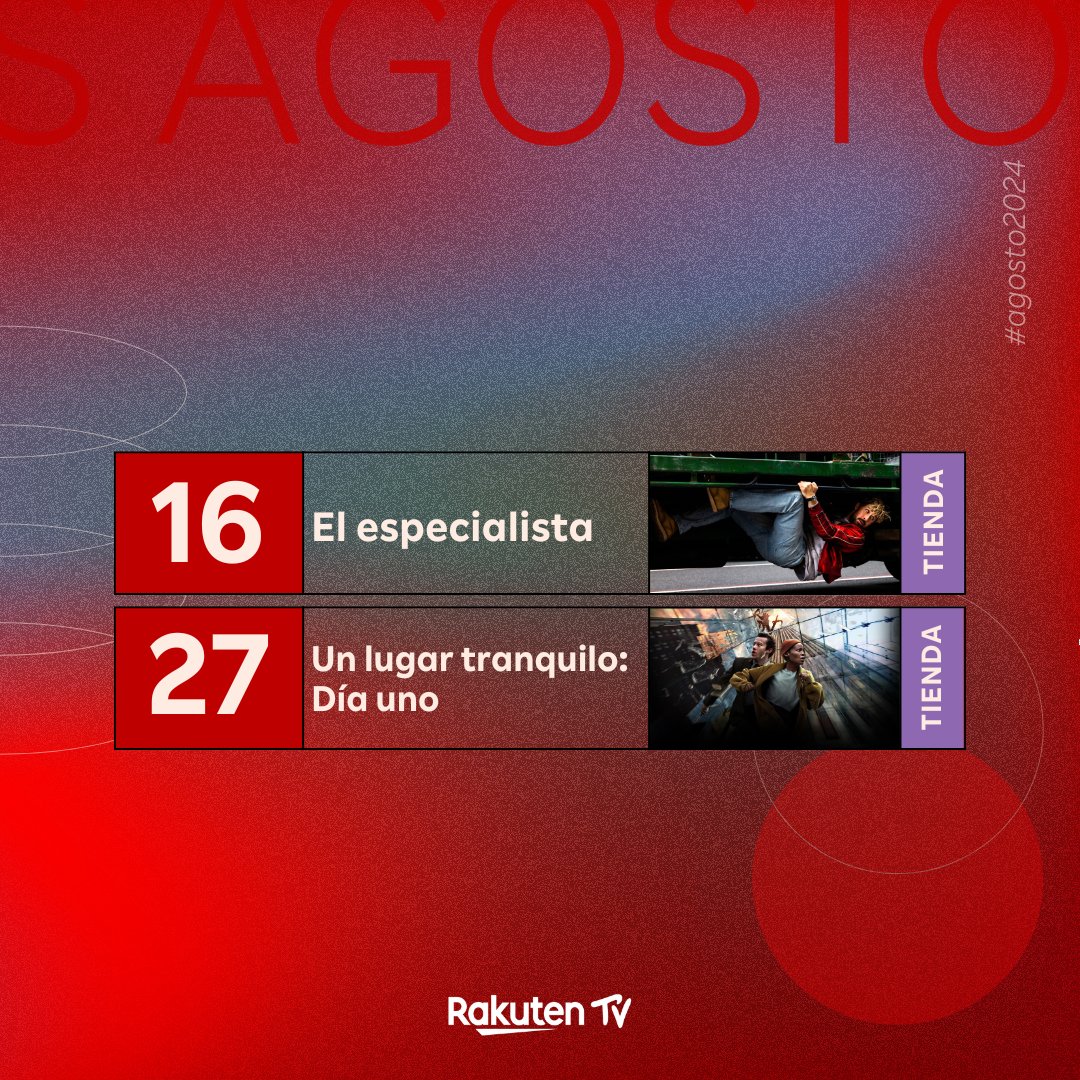 Estrenos Agosto. 🌊🌻💙