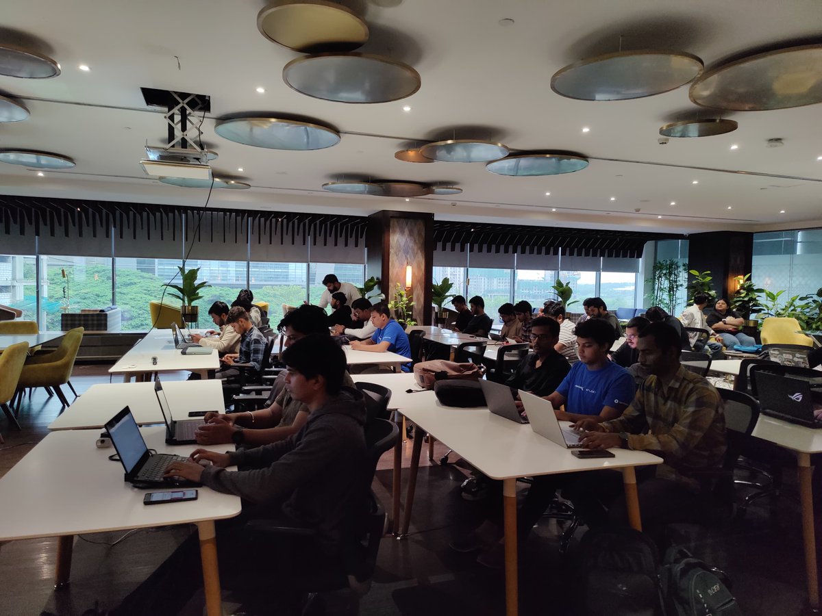 spheron's tweet photo. ICYMI: The SuperMove Tour held its city-wide mixer at WTC, Pune. With over fifty OG devs joining forces, the energy was electric! ⚡️ https://t.co/F4eZMlrH4W