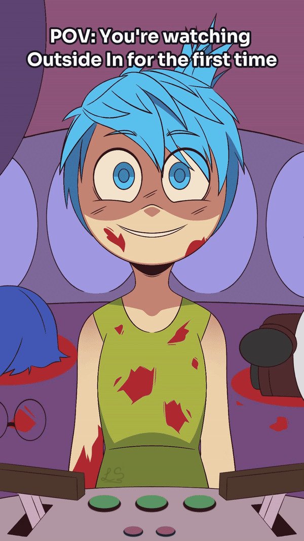 LeisaigeArts's tweet image. Joy Is INSANE! #OutsideIn #insideOutJoy #InsideOutFanart