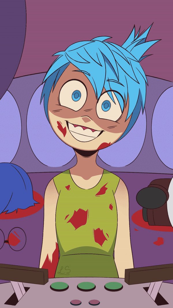 LeisaigeArts's tweet image. Joy Is INSANE! #OutsideIn #insideOutJoy #InsideOutFanart