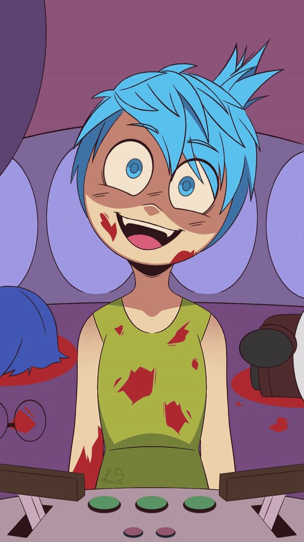 LeisaigeArts's tweet image. Joy Is INSANE! #OutsideIn #insideOutJoy #InsideOutFanart