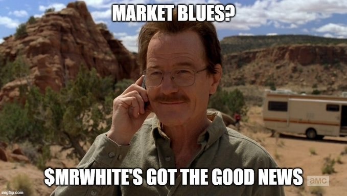 Yesterday, I told you about <a href="/MrWhiteOnX/">Mr White</a>, and I wasn’t wrong. In a meme market that's dumping, $MRWHITE stands strong with its epic narrative💪🏻🧪

CA: Ax5MkegH96hMUTLrgUpgeHE43ShDTvAYciiYi65ukRp6

If you missed the entry at 40k MC, don’t worry, it's still early to get into this