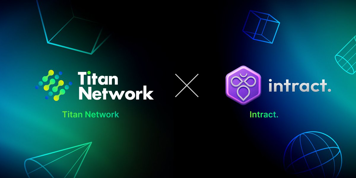 🟢 Titan Network X Intract community campaign

Link: intract.io/quest/669e4d28…

We are glad to announce a new community campaign in collaboration with @IntractCampaign

Prize pool is 5,000,000 $TTNT points and 500 USDT

Follow the link and complete several simple tasks

Stay tuned