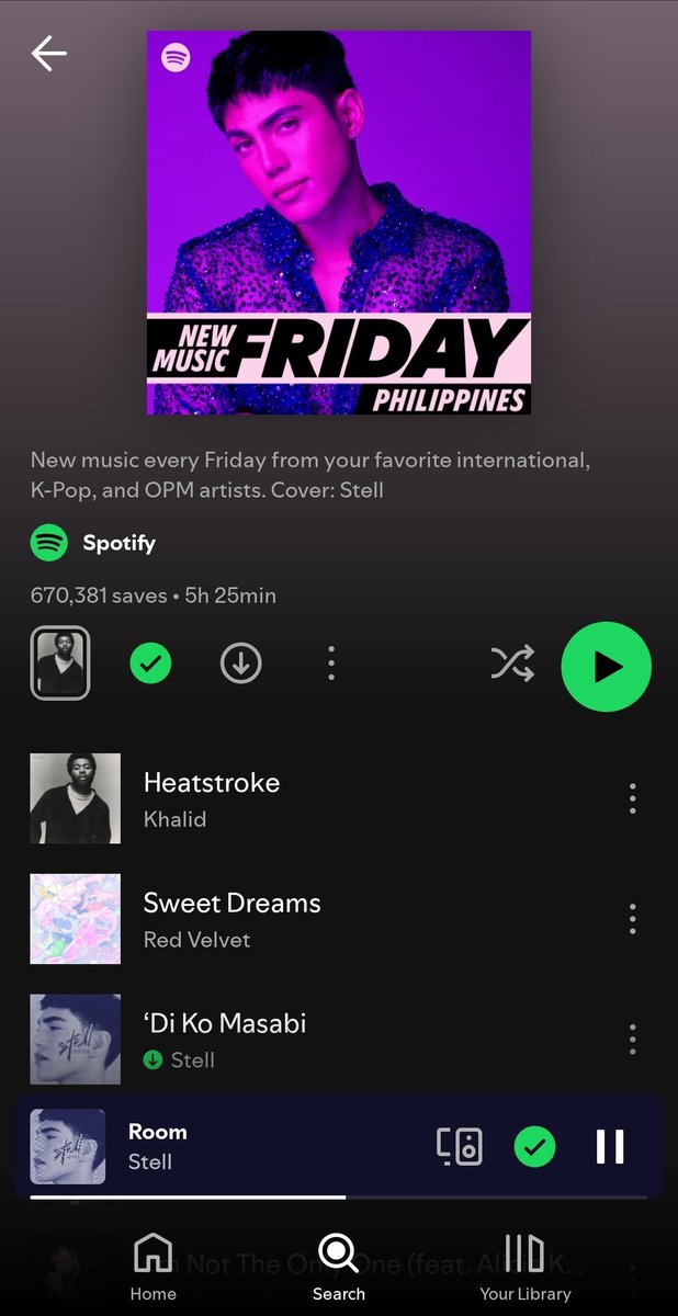 StellBerryPH's tweet photo. Stell is on the cover of Spotify's New Music Friday Philippines, with 'Di Ko Masabi third on the list.

Engage with the playlist here: https://t.co/wcHIYbQ8QQ

ROOM EP OUT NOW
@stellajero_ #Stell
#StellRoomExtendedPlay https://t.co/UFvaRp4Zm7