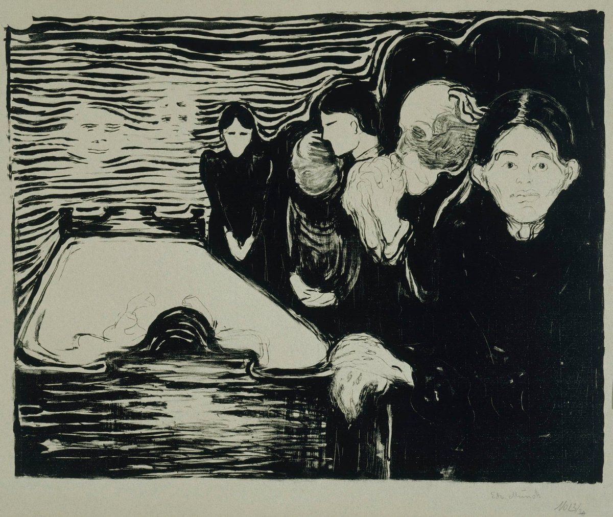 artistmunch's tweet photo. By the Death-Bed, 19?? https://t.co/YEwphcisgy