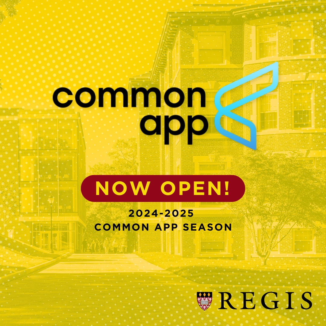 Exciting News! The #CommonApp 2024-2025 Application season is now open! #CommonAppDay
Explore all that Regis has to offer. Apply Now!