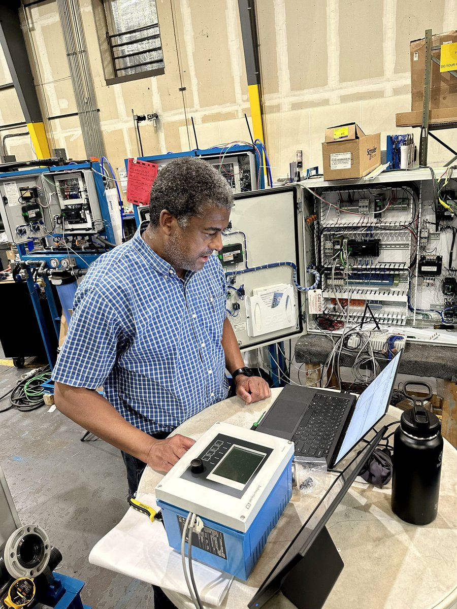 mci_water's tweet image. Vince, one of our programmers working on programming the PLC for this seawater treatment system! It will then head to QC for testing to ensure everything works properly before it is shipped out. 👏🏻

#reverseosmosis #rosystem #watertreatment #desalination #desalinationunit #MCIWET
