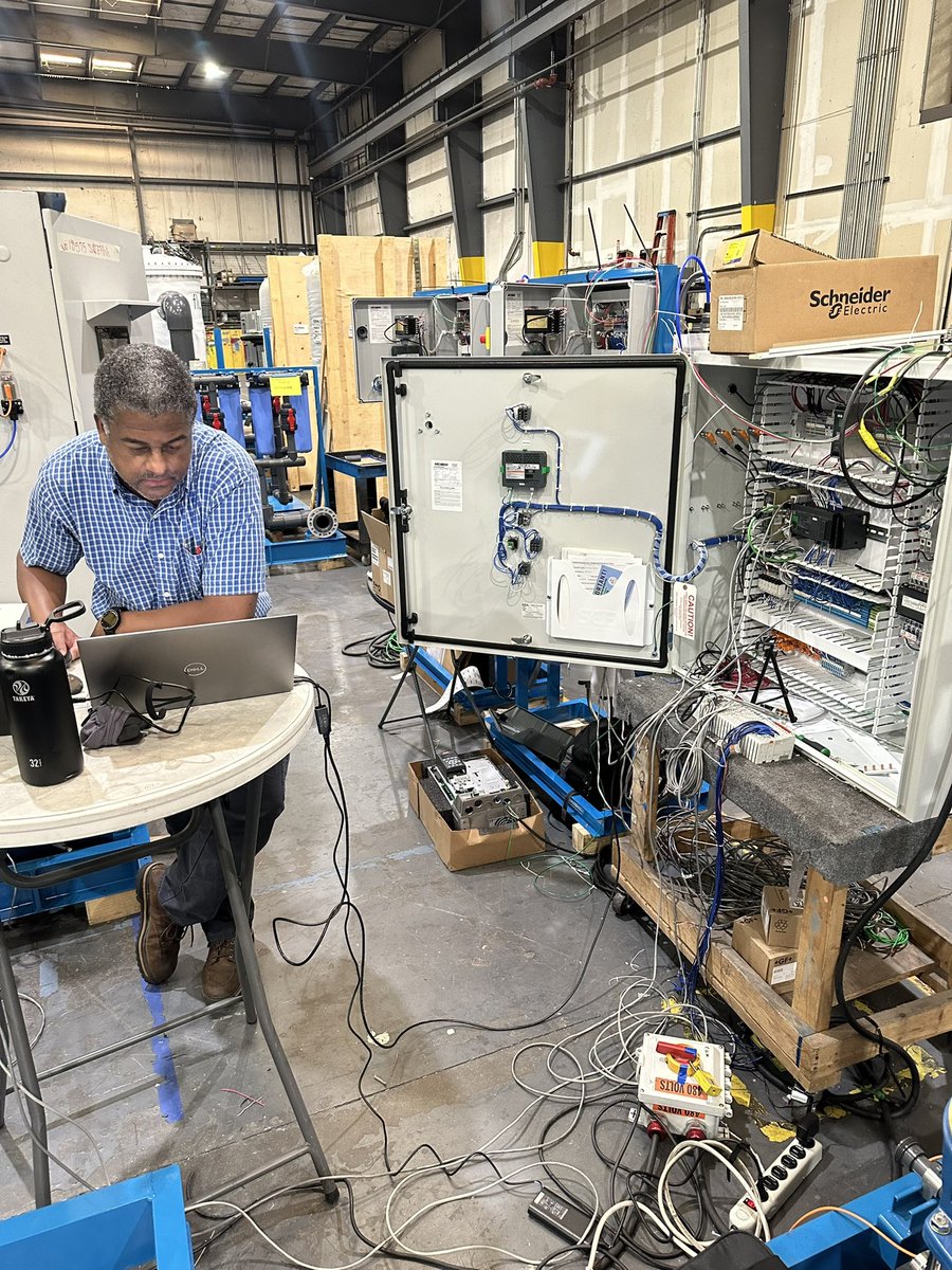 mci_water's tweet image. Vince, one of our programmers working on programming the PLC for this seawater treatment system! It will then head to QC for testing to ensure everything works properly before it is shipped out. 👏🏻

#reverseosmosis #rosystem #watertreatment #desalination #desalinationunit #MCIWET