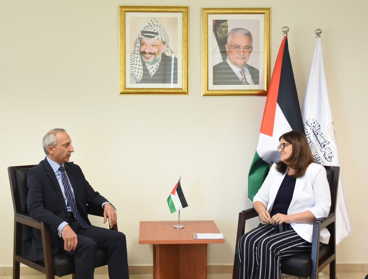 pmofa's tweet photo. الوزيرة شاهين تُشيد بالعلاقات الثنائية بين فلسطين و #تركيا 🇵🇸 🇹🇷 

Minister Shaheen praises the bilateral relations between Palestine and #Turkiye 

@TC_KudusBK
@palembassytr https://t.co/aDjFTjHv45