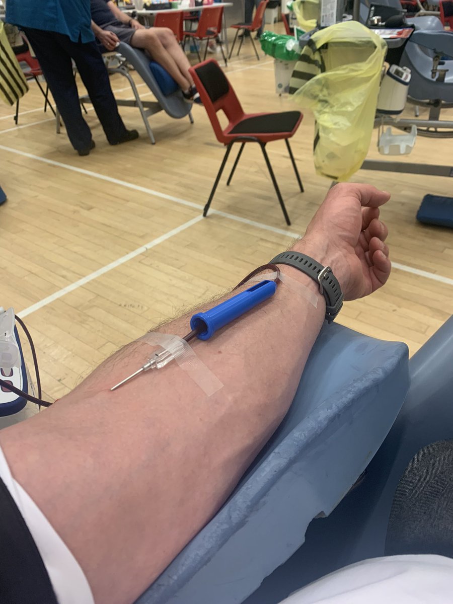 Blood stocks very low. Please join me in giving with <a href="/GiveBloodNHS/">Give Blood NHS 🩸🩹</a>