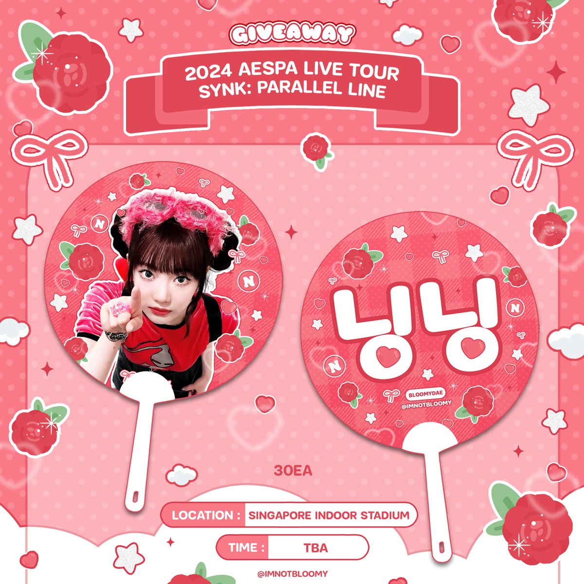 🇸🇬 𝟐𝟎𝟐𝟒 𝐚𝐞𝐬𝐩𝐚 𝐋𝐈𝐕𝐄 𝐓𝐎𝐔𝐑 - 𝐒𝐘𝐍𝐊 : 𝐏𝐀𝐑𝐀𝐋𝐋𝐄𝐋 𝐋𝐈𝐍𝐄 – 𝐢𝐧 𝐒𝐢𝐧𝐠𝐚𝐩𝐨𝐫𝐞 
fan support for #ningning #닝닝 🇸🇬

📅 20/7/2024
📍Singapore indoor stadium
♡ 닝닝 cheering fan ♡

#AespaLIVETOUR2024SG #SYNK_ParallelLine_SG 
#aespa #에스파 #aespainSG