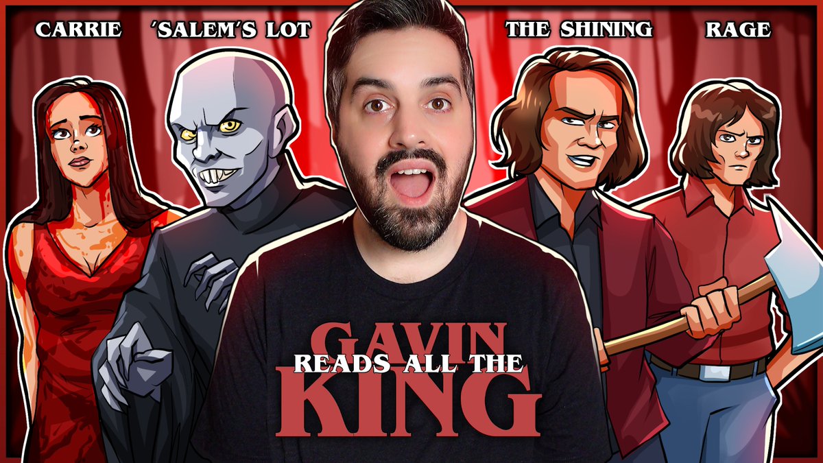 I have challenged myself to read EVERY book by Stephen King in publication order for my YouTube channel 😱 #StephenKing

Episode 1 is out now and covers Carrie, 'Salem's Lot, The Shining &amp; Rage. Beware of spoilers!

youtu.be/5c3tyQNB87g