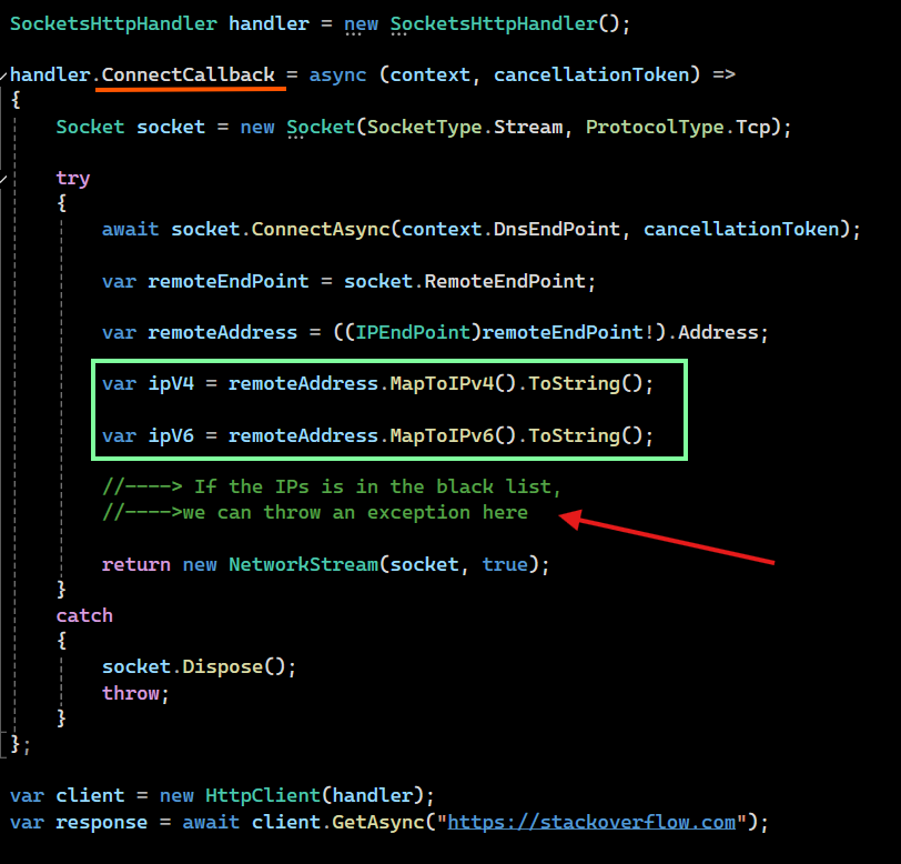 sa_es_ir's tweet photo. How can I get a remote IP address before getting content from it?
#Dotnet #HttpClient #ipaddress #SocketHttpHandler https://t.co/6CxerfSs0H