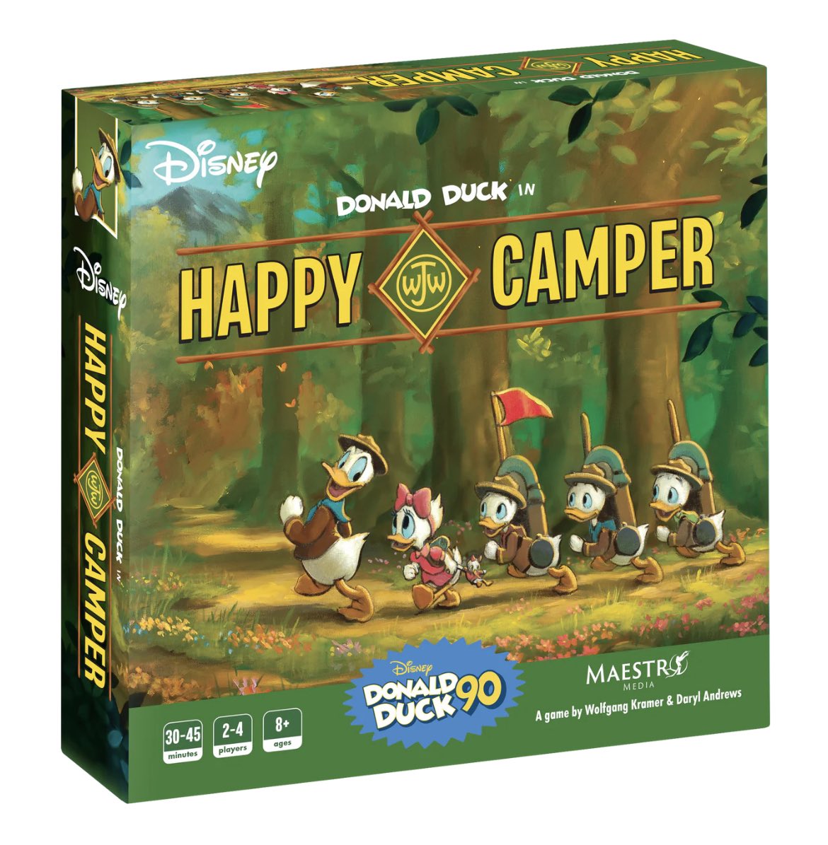 DuckTalks's tweet photo. This new Donald Duck themed board game, “Happy Camper”, by @TheMaestroTeam looks fun. https://t.co/zQEKlnJaB9