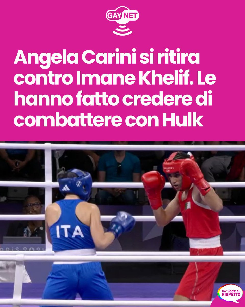 Le lacrime di #AngelaCarini durante l’intervista sono il risultato di una pressione incredibile, sollevata dall’internazionale destrorsa di politici e realtà pro-life che hanno dipinto la sua avversaria quasi come un’essere sovraumano. 
#ImaneKhelif 
   
instagram.com/p/C-IkXhNsgFB/…