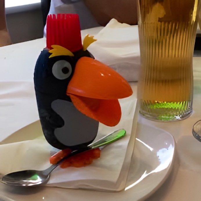 Out for a pint with a childhood friend.