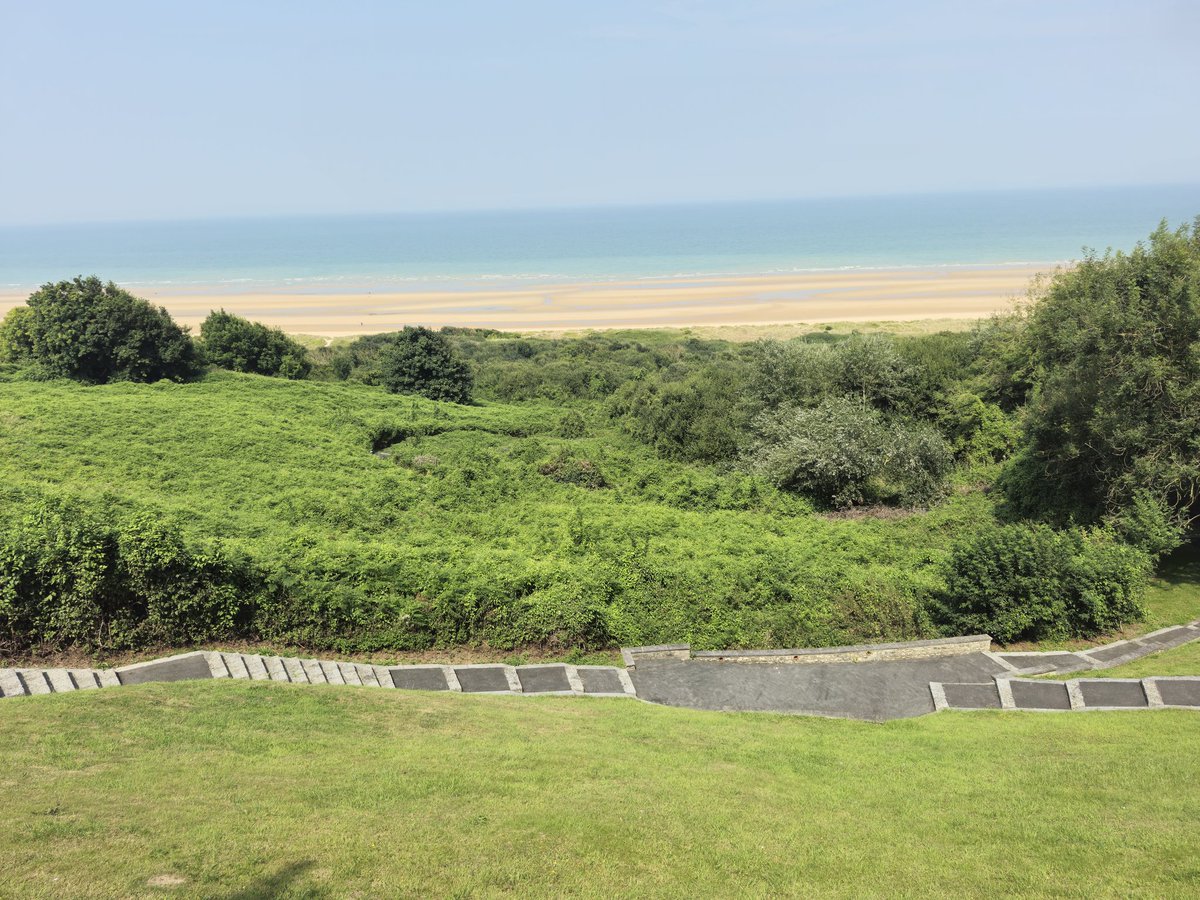 Omaha Beach today....It was a very sombre experience.