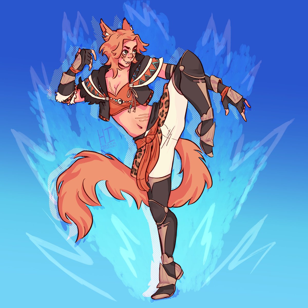 HumanIntelect's tweet image. artfight attacks 
@taigahuskii (photo) @M4CAWS (gif)